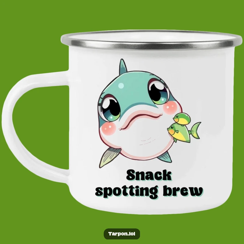 Funny Tarpon Spotting Camping Mug: Durable Amazed Cup, Outdoor Funny Gift